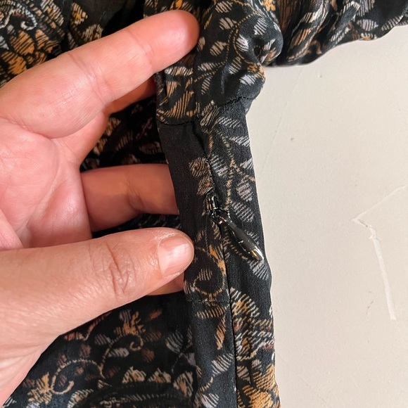 Nicholas Paisley Elsie Dress Black Boho Print - Picture 14 of 14